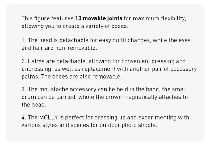 MOLLY Nutcracker Action Figure