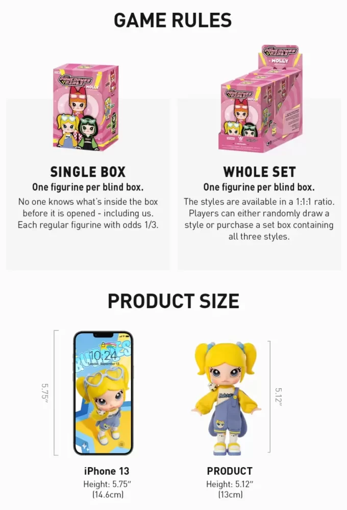 MOLLY × The Powerpuff Girls Series Action Figure