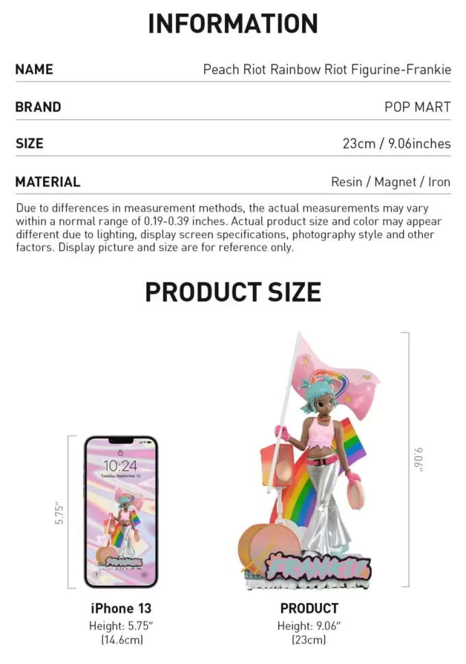 Peach Riot Rainbow Riot Figurine-Frankie
