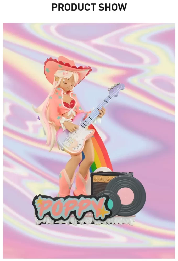 Peach Riot Rainbow Riot Figurine-Poppy