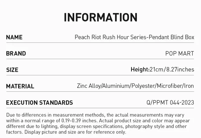 Peach Riot Rush Hour Series-Pendant Blind Box