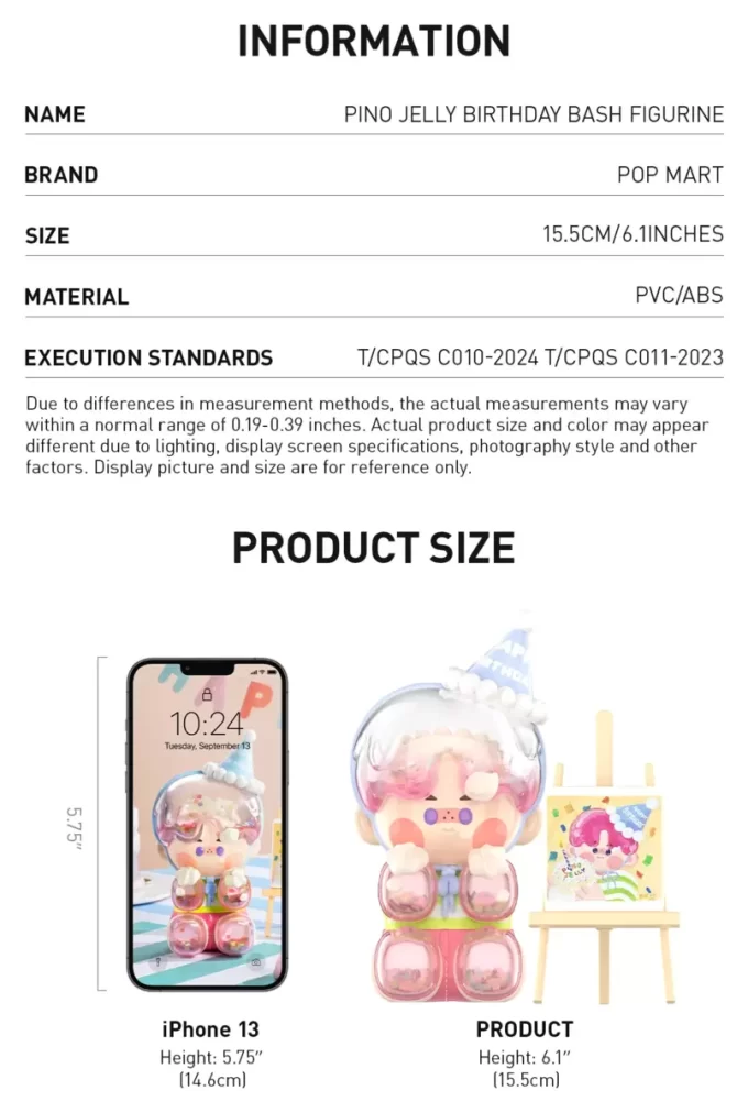 PINO JELLY Birthday Bash Figurine