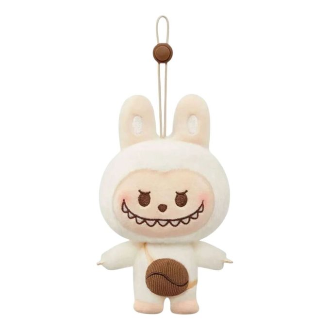 Pop Bean Coffee Factory Plush Pendant “Labubu Coffee Bean Grinder”