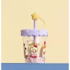 POP BEAN Pajama Party Double Layered Shaking Straw Cup