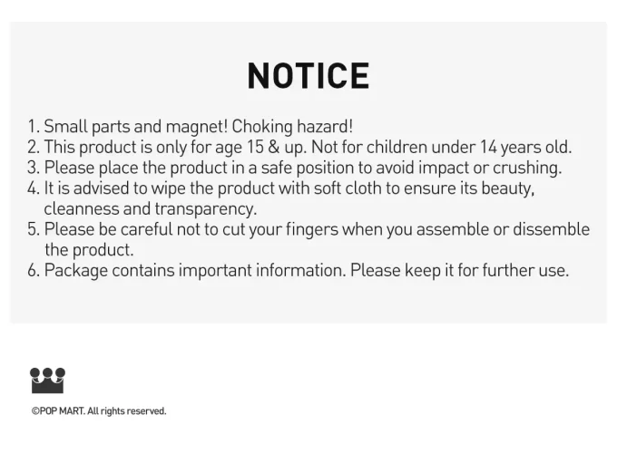 POP MART 400% Assemblable Lighted Display Container POP MART 400% Assemblable Lighted Display Container