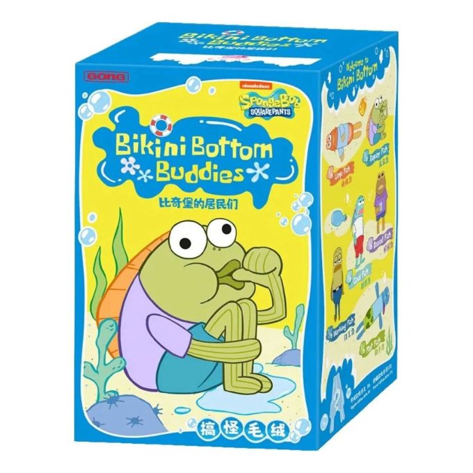 Pop Mart x Bikini Bottom Buddies Plush Sealed Case (1 Blind Box)