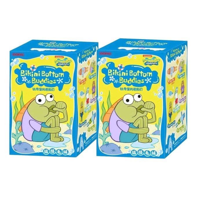 Pop Mart x Bikini Bottom Buddies Plush Sealed Case (2 Blind Boxes)