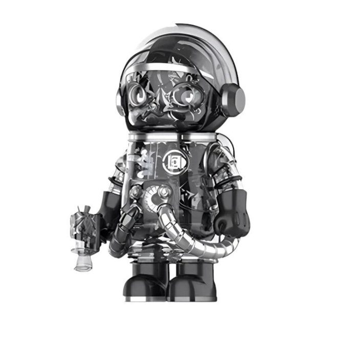 Pop Mart x CLOT Mega Space Molly Black Alienegra Set 400%