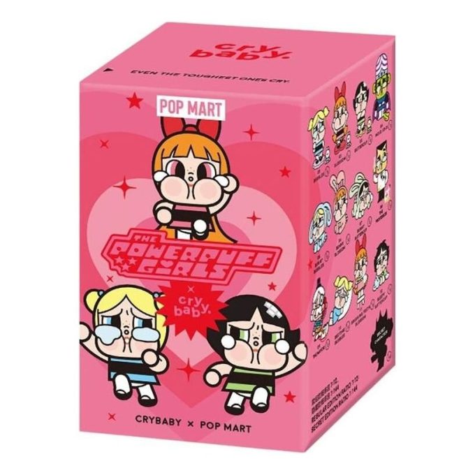 Pop Mart x Powerpuff Girls CryBaby Vinyl Figures Sealed Case (1 Blind Box)