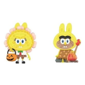 Pop Mart x Spongebob The Monsters Labubu “Jack O Lantern and Comedy Before”
