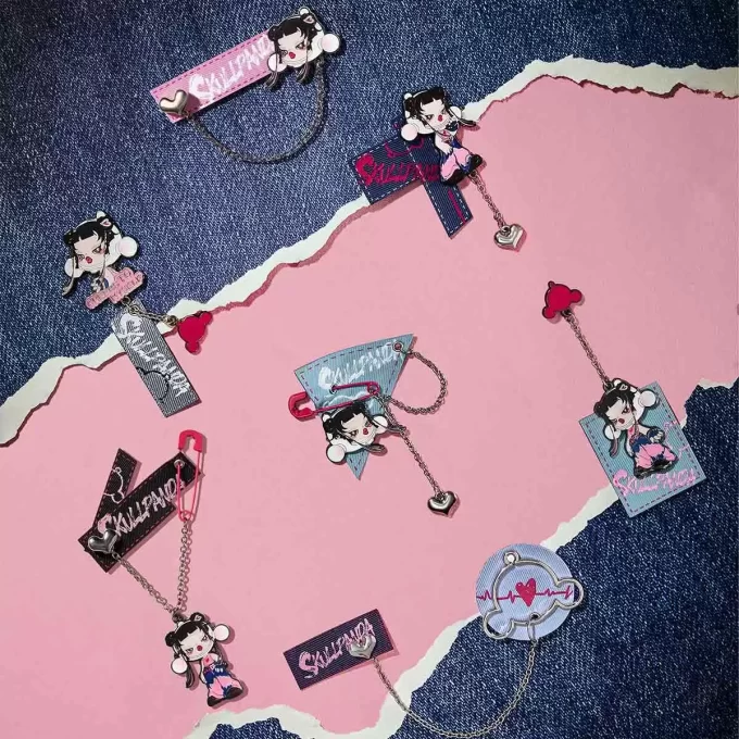 SKULLPANDA CHEERS TO MYSELF SERIES-Badge Pendant Blind Box