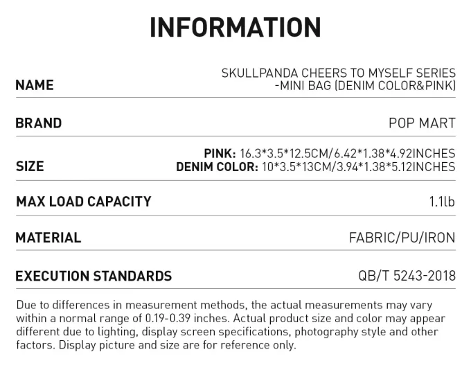 SKULLPANDA CHEERS TO MYSELF SERIES-Mini Bag