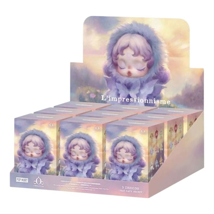 Skullpanda L”impressionnisme Plush Doll Sealed Case (9 Blind Boxes)