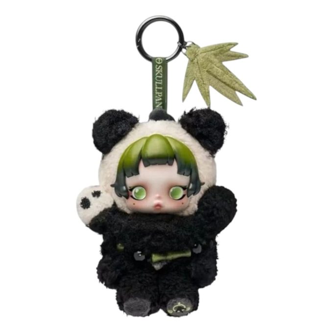 Skullpanda Lazy Panda Plush Doll Pendant