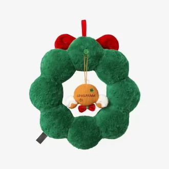 SKULLPANDA Tell Me What You Want Series Plush Wreath Pendant