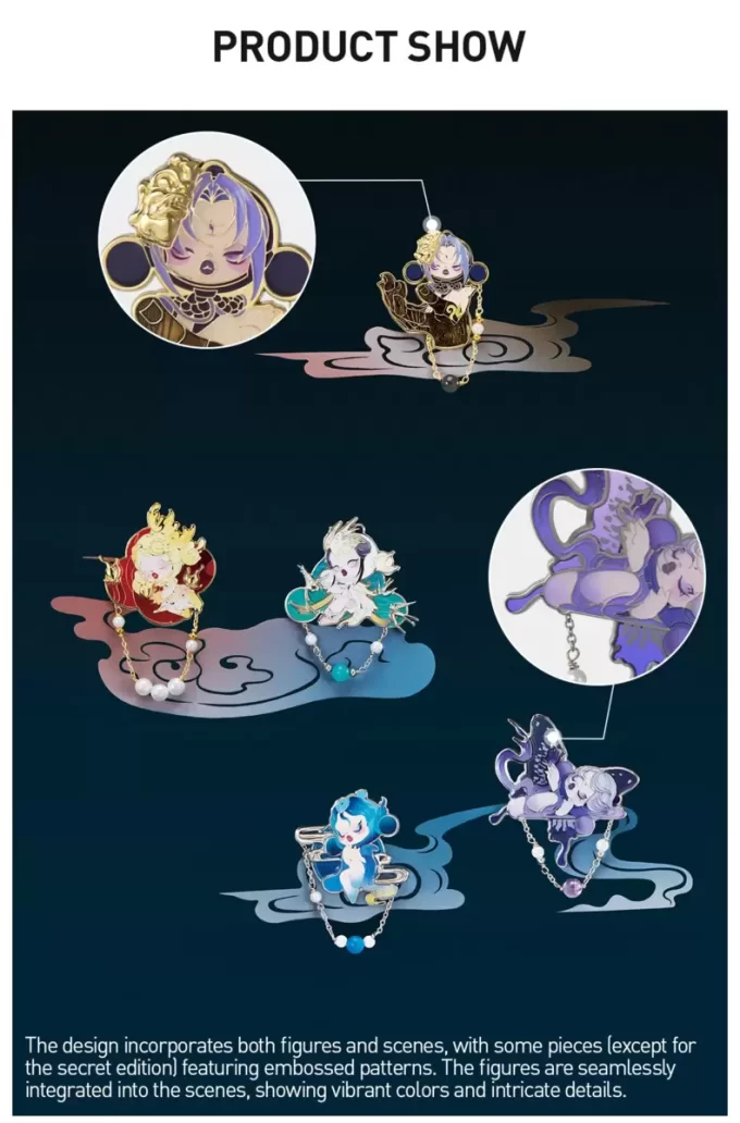 SKULLPANDA The Mirage Series Breastpin