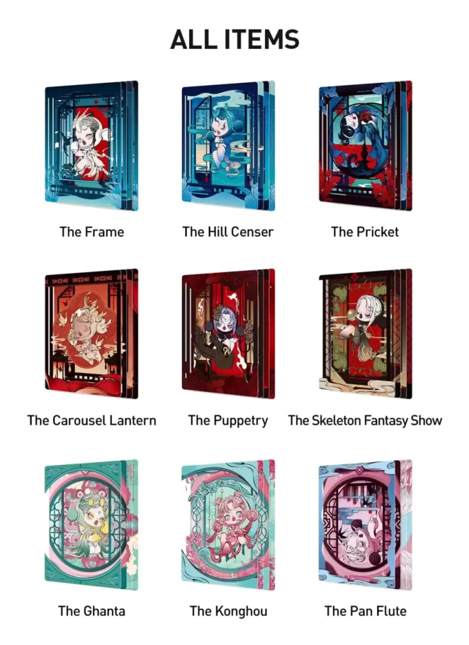SKULLPANDA The Mirage Series Figures Art Collection Cards