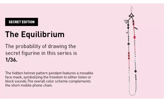 SKULLPANDA The Sound Series Long Mobile Phone Chain