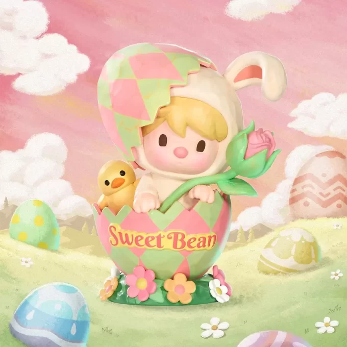 Sweet Bean Easter Bunny Figure