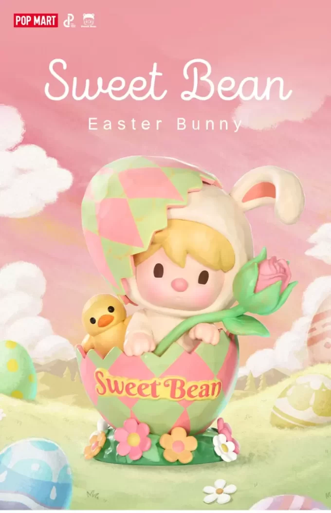 Sweet Bean Easter Bunny Figure