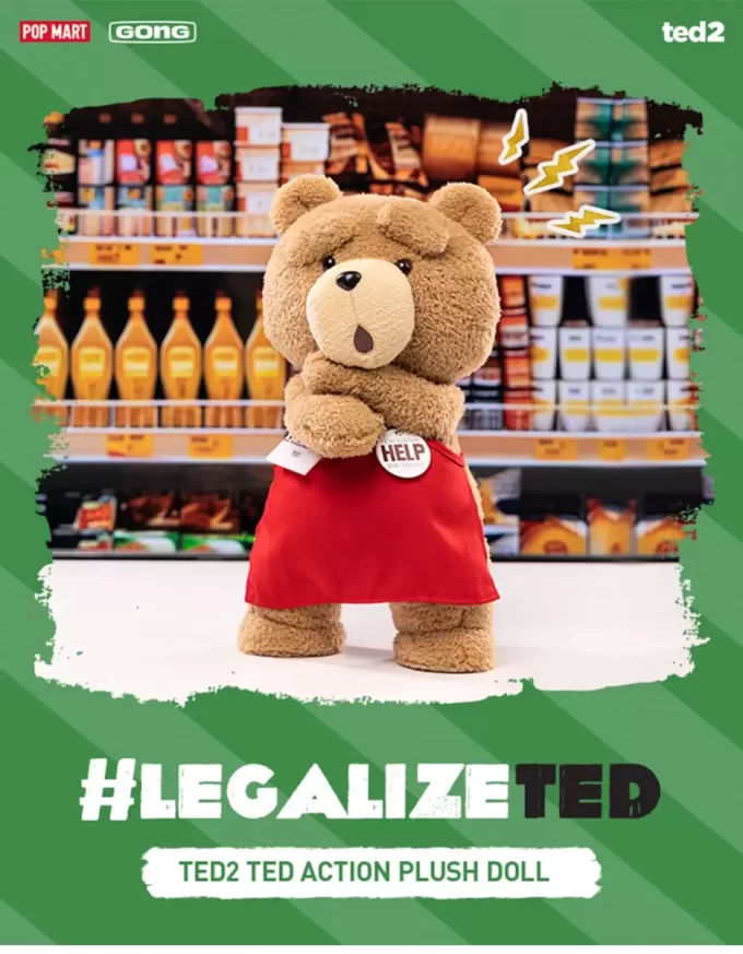 Ted2-ted Action Plush Figure