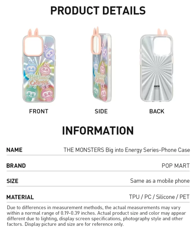 THE MONSTERS Big Into Energy Series-Phone Case