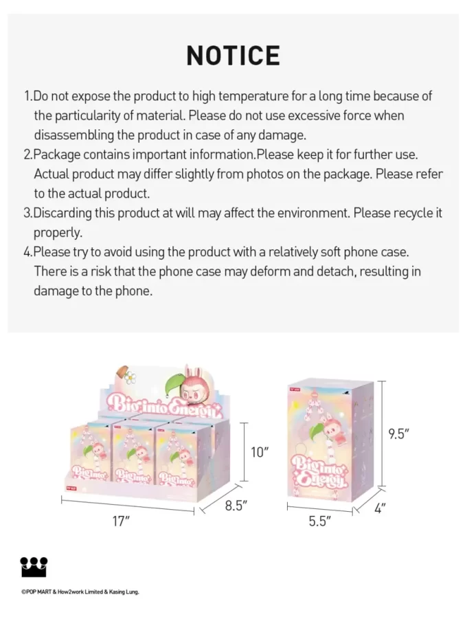 THE MONSTERS Big Into Energy Series-Phone Charm Blind Box THE MONSTERS Big Into Energy Series-Phone Charm Blind Box