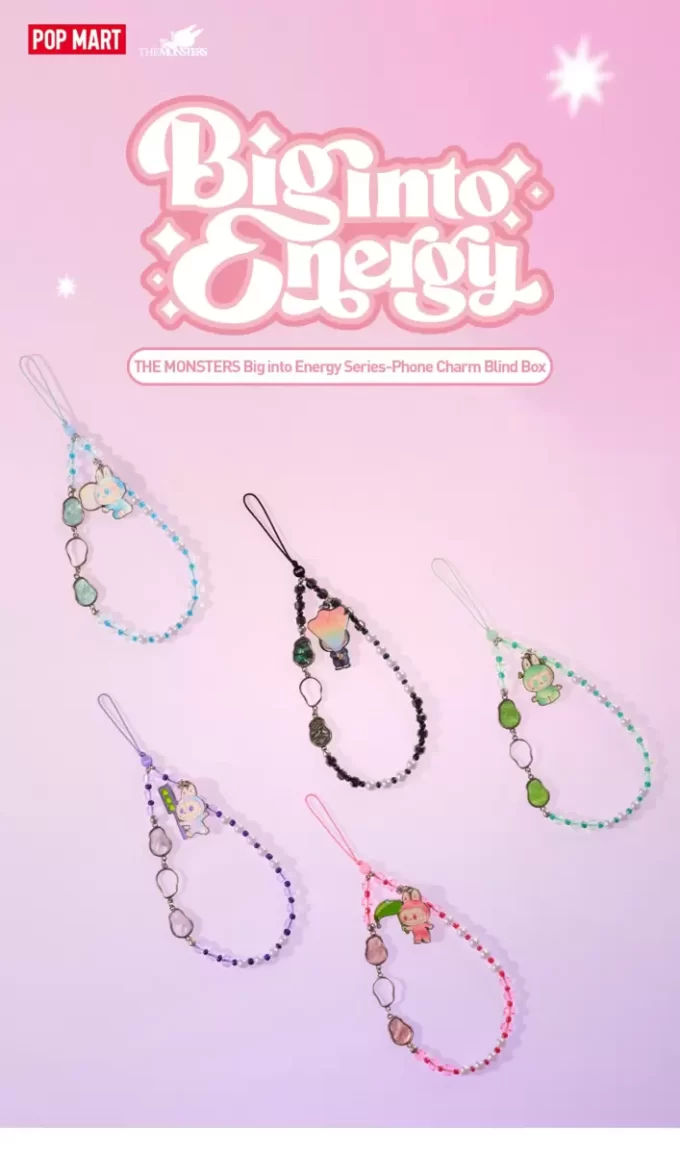 THE MONSTERS Big Into Energy Series-Phone Charm Blind Box THE MONSTERS Big Into Energy Series-Phone Charm Blind Box