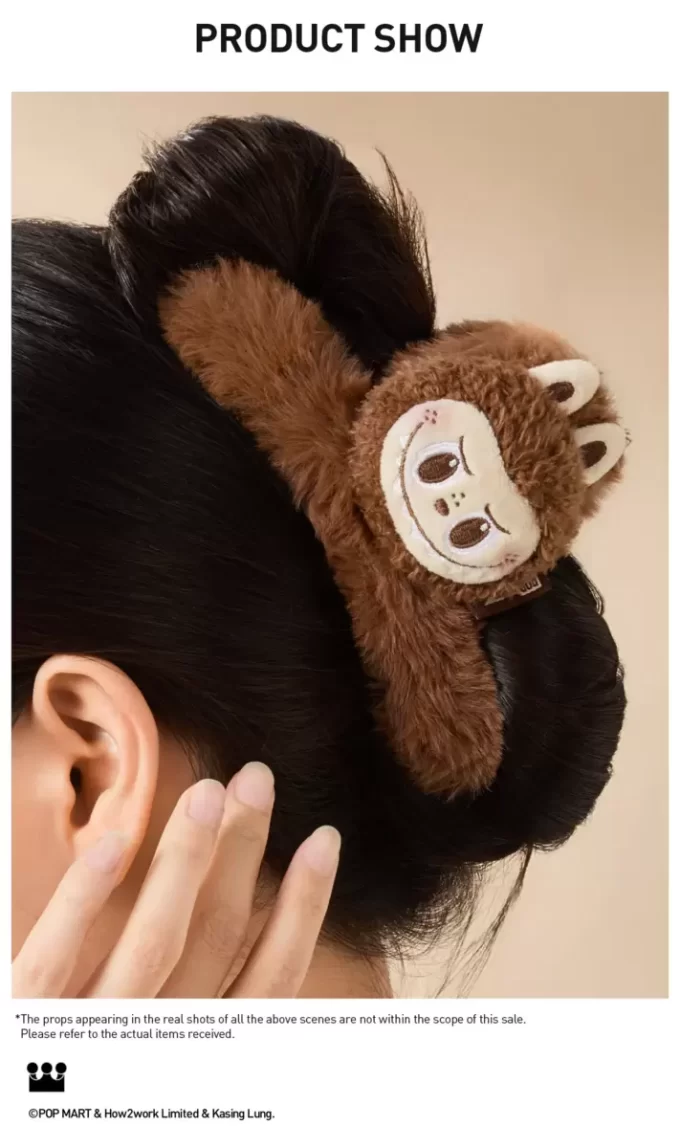THE MONSTERS Classic Series- LABUBU Plush Hair Clip