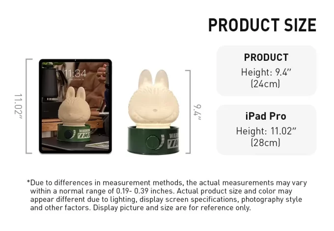 THE MONSTERS Home Of Elves Series-Vinyl Doll Lamp