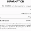 THE MONSTERS Let’s Checkmate Series-Computer Desk Mat