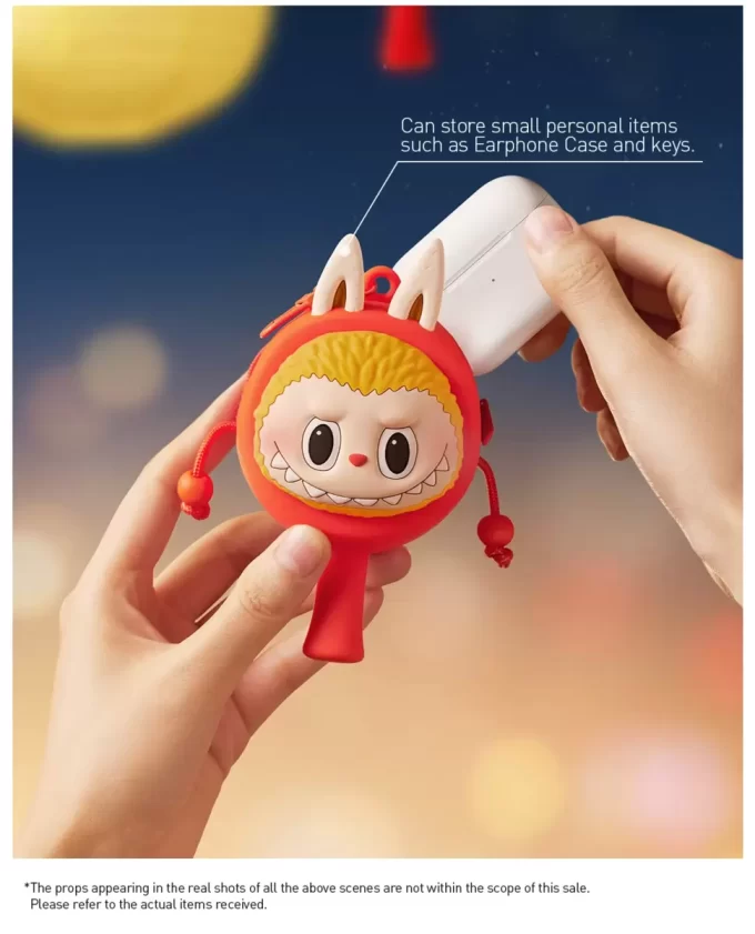 THE MONSTERS Let’s Have Fun Together Series-Rattle-drum Earphone Case