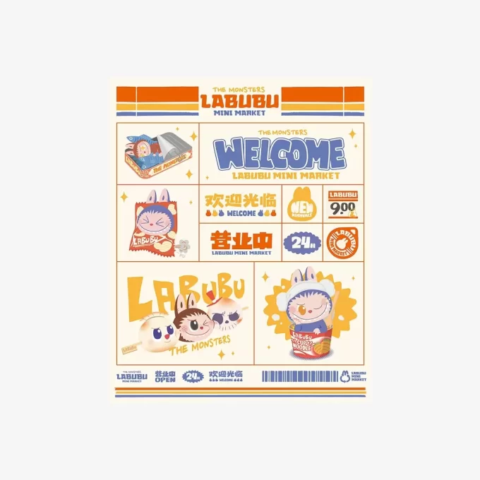 THE MONSTERS Wacky Mart Series-Display Container