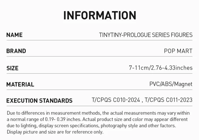 TINYTINY-PROLOGUE SERIES FIGURES TINYTINY-PROLOGUE SERIES FIGURES