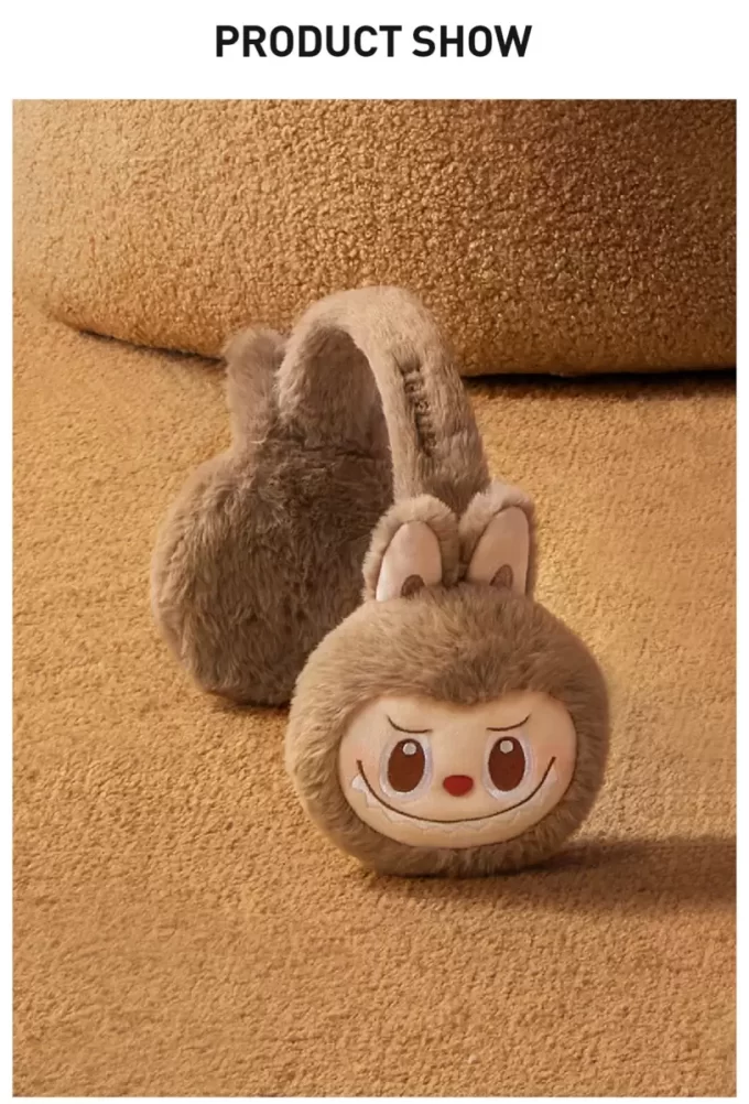 Warm Fluffy Holiday Series- LABUBU Plush Earmuffs
