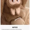 Warm Fluffy Holiday Series- LABUBU Plush Gloves