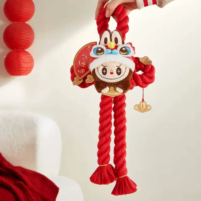 Wealthy Snake’s New Year Celebration Series-LABUBU Plush Door Decoration