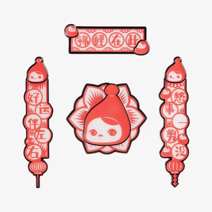 Wealthy Snake’s New Year Celebration Series-Mini Spring Couplets Fridge Magnet Blind Box