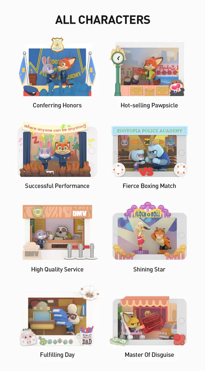 Zootopia Highlight Moment Series Scene Sets Zootopia Highlight Moment Series Scene Sets