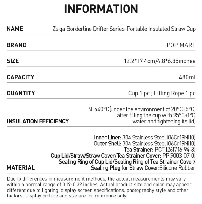 Zsiga Borderline Drifter Series-Portable Insulated Straw Cup