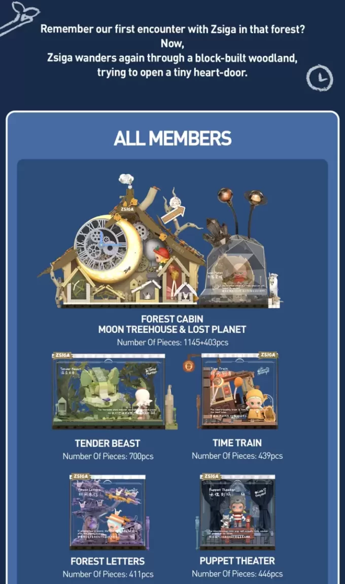 Zsiga Walking Into The Forest Series Blocks