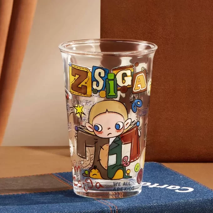 Zsiga We All Are Kids Series-Glass (Cold Water Cup)