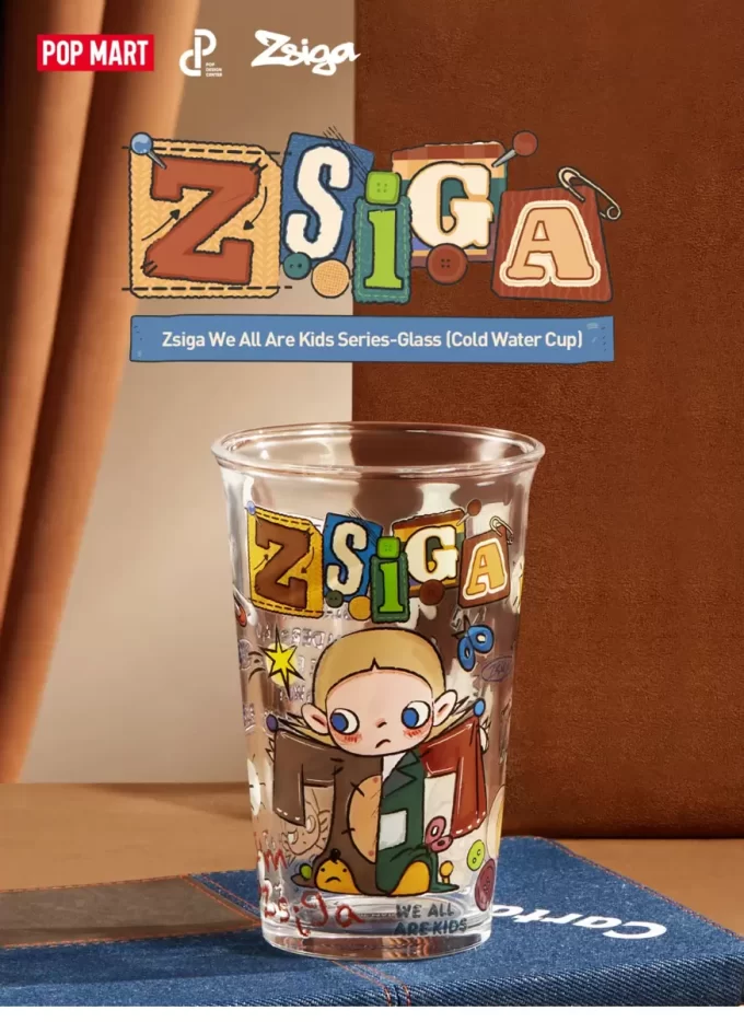 Zsiga We All Are Kids Series-Glass (Cold Water Cup)